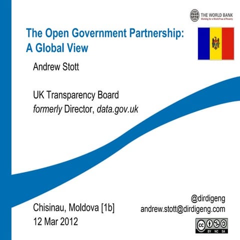 The open government partnership a global view