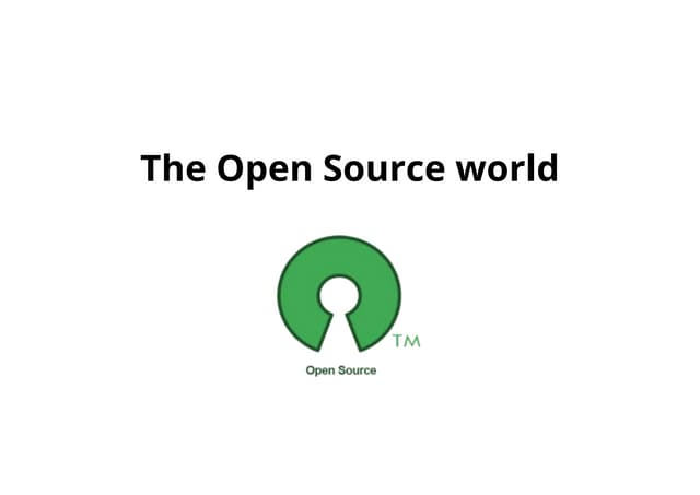 The open source world
