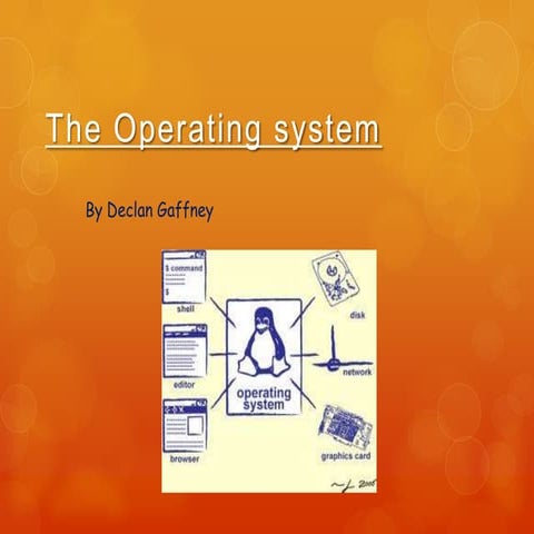 The operating system
