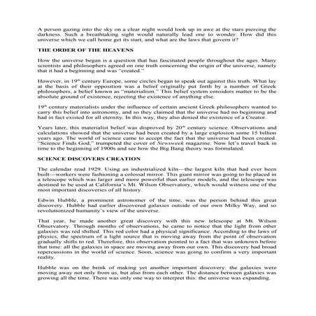 The order of the heavens. english