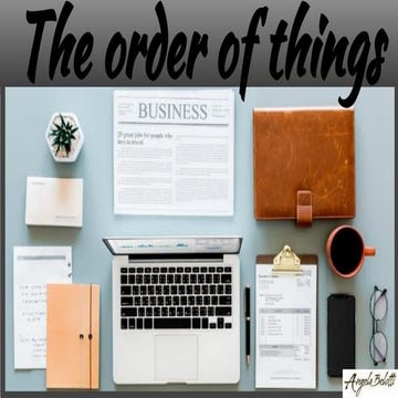 The order of things