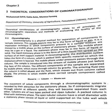 Theoretical Consideration of Chromatography.pdf