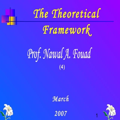 Theoretical framework