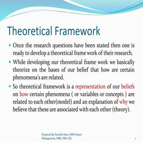 Theoretical Framework | PPT