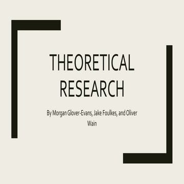A2 - Theoretical Research | PPTX