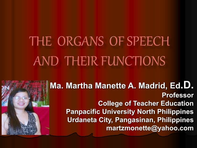 speech organs :Understanding the Mechanisms of Human Speech Production ...