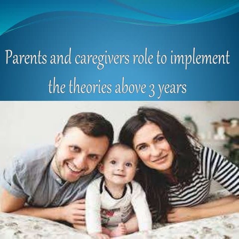 Parents and caregivers role towards child