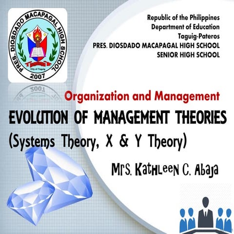 Systems Theory and X & Y Theory