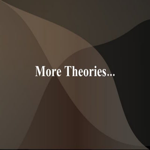 Theories And Evidence