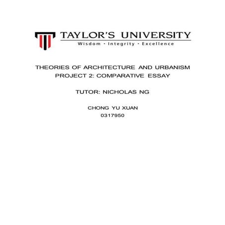 Theories comparative essay