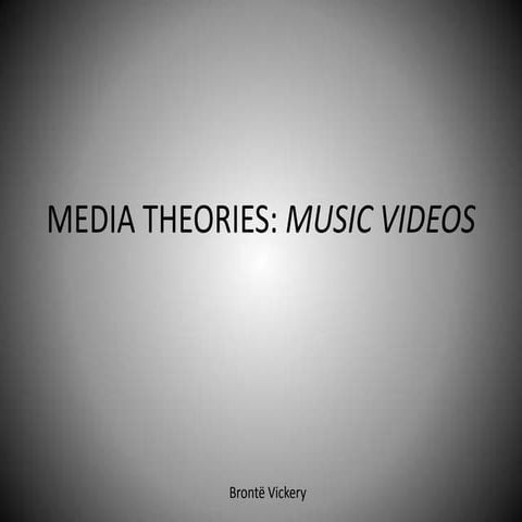 Theories for media
