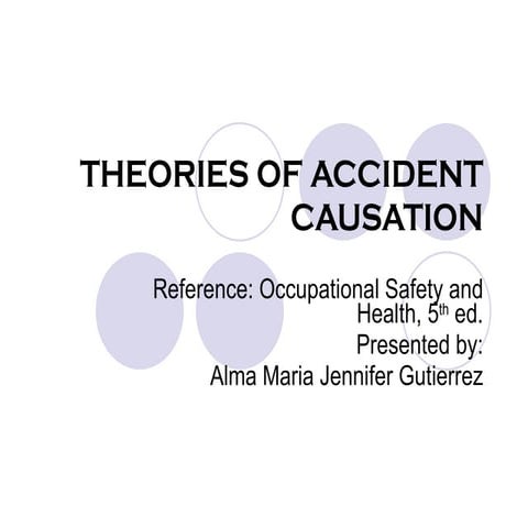 Theories of accident causation