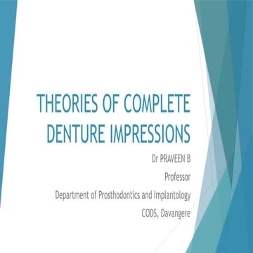 THEORIES OF COMPLETE DENTURE IMPRESSIONS.pptx
