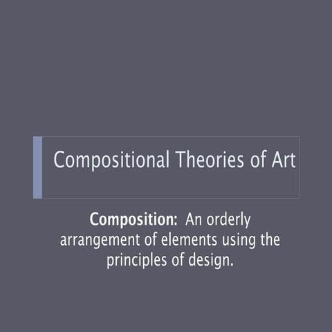 Theories of Composition