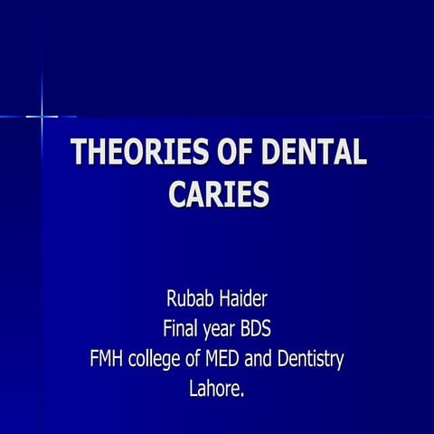 Theories of dental caries.ppt 