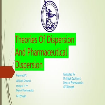 Theories Of Dispersion. abhishek chauhan.pptx