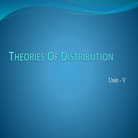 Theories Of Distribution.pptx