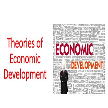 Theories of economic development