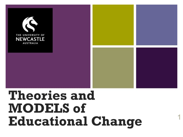 Theories of educational change