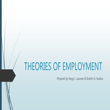 Theories of Employment