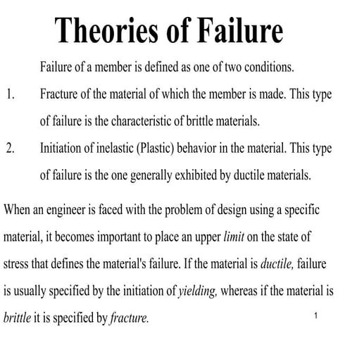 Theory of Failure and failure analysis.ppt
