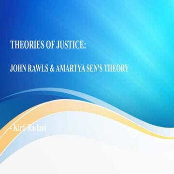 Theories of justice