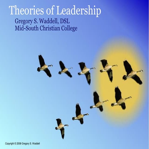 Theories of leadership