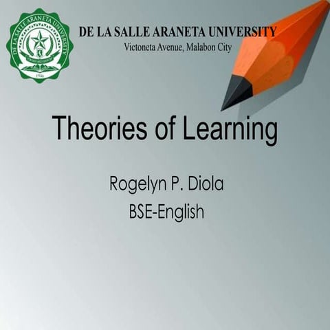 Theories of learning