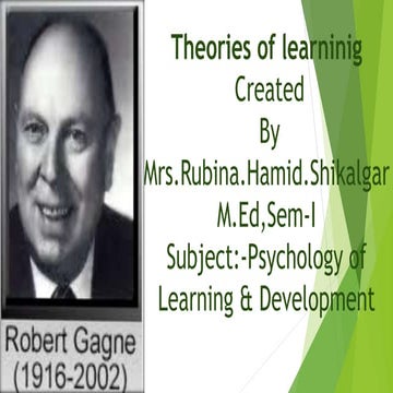 Theories of learninig Gagne's.pptx