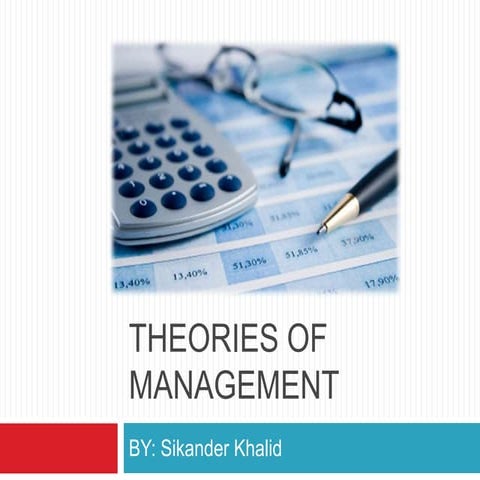 Theories of management