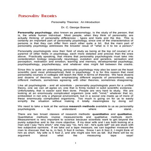Theories of Personality.doc
