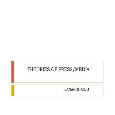 Theories of press10.09.2017
