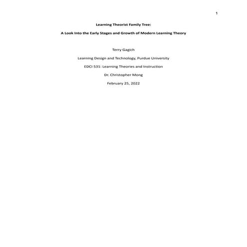 Theorist Faimily Tree