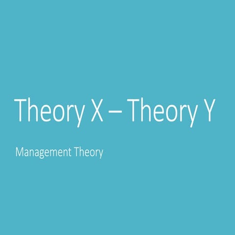 Theory x-and-theory-y
