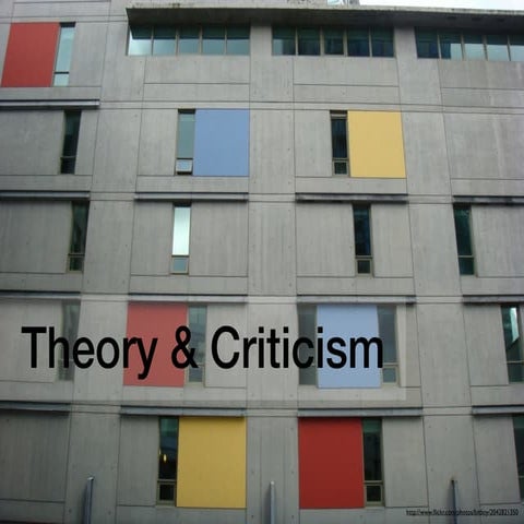 What you missed when you skipped design school - Theory and Criticism