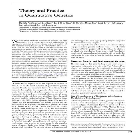 Theory and practice