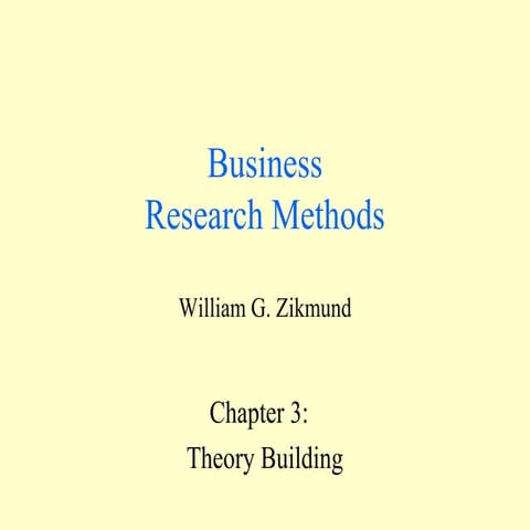 Theory building (brm)