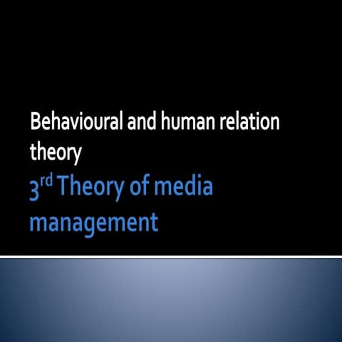 Theory media
