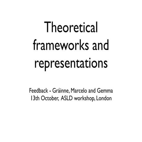 Theory methodology