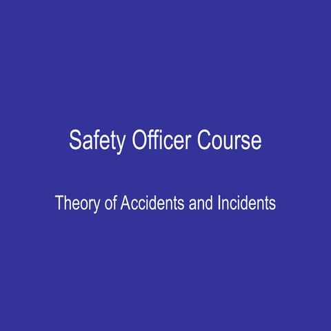 Theory of Accidents and Incidents on ships.ppt