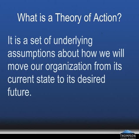 Theory of action