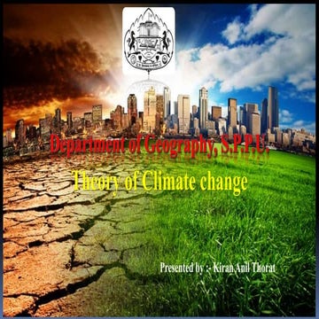 Theory of climate change (kiran thorat)