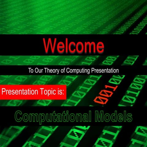 Theory of computing presentation | PPT