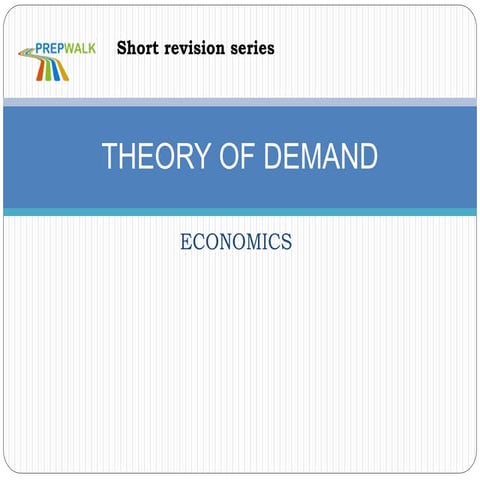Theoryofdemand | PPTX