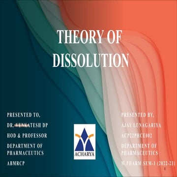 Theory of Dissolution.pdf