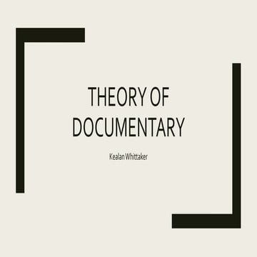 Theory of documentary