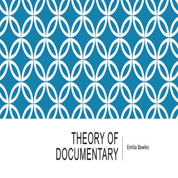 Theory of documentary