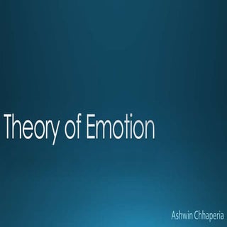 Theory of emotion