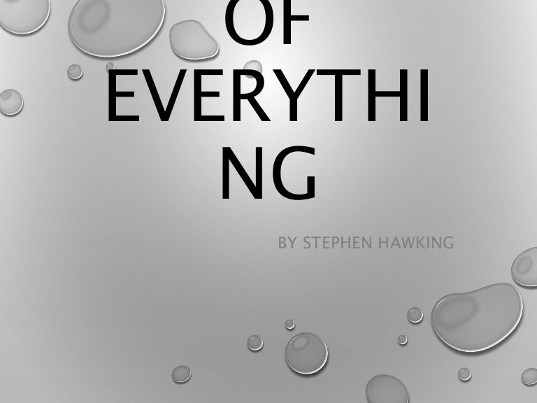 Theory of everything