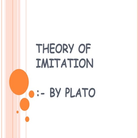 Theory of imitation